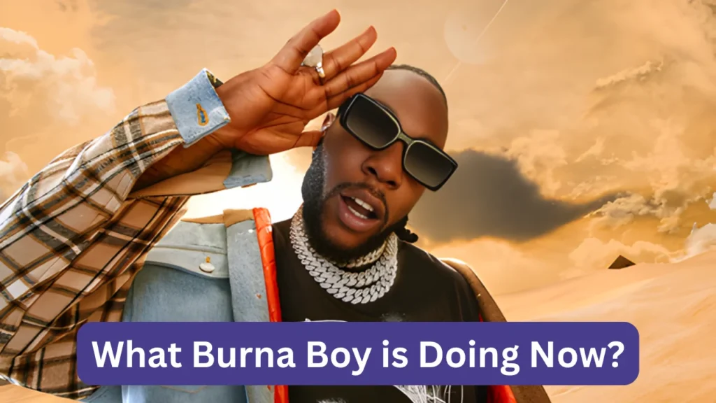 What Burna Boy is Doing Now?